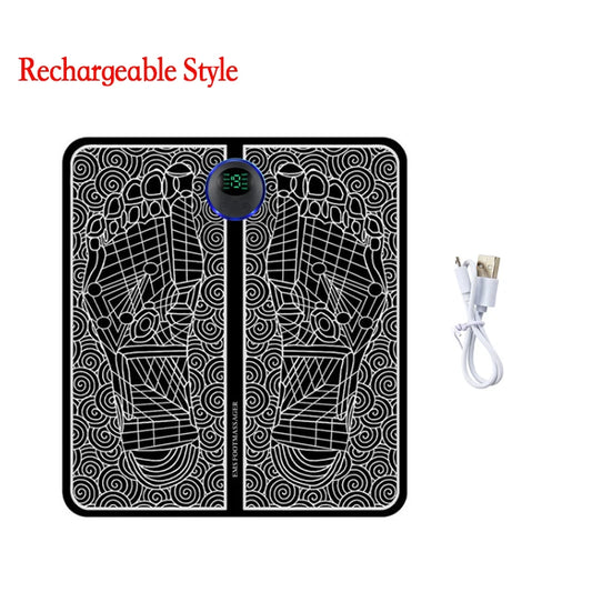EMS Foot Massager Mat – Wireless Remote, 8 Modes & 19 Levels for Tired Feet & Circulation