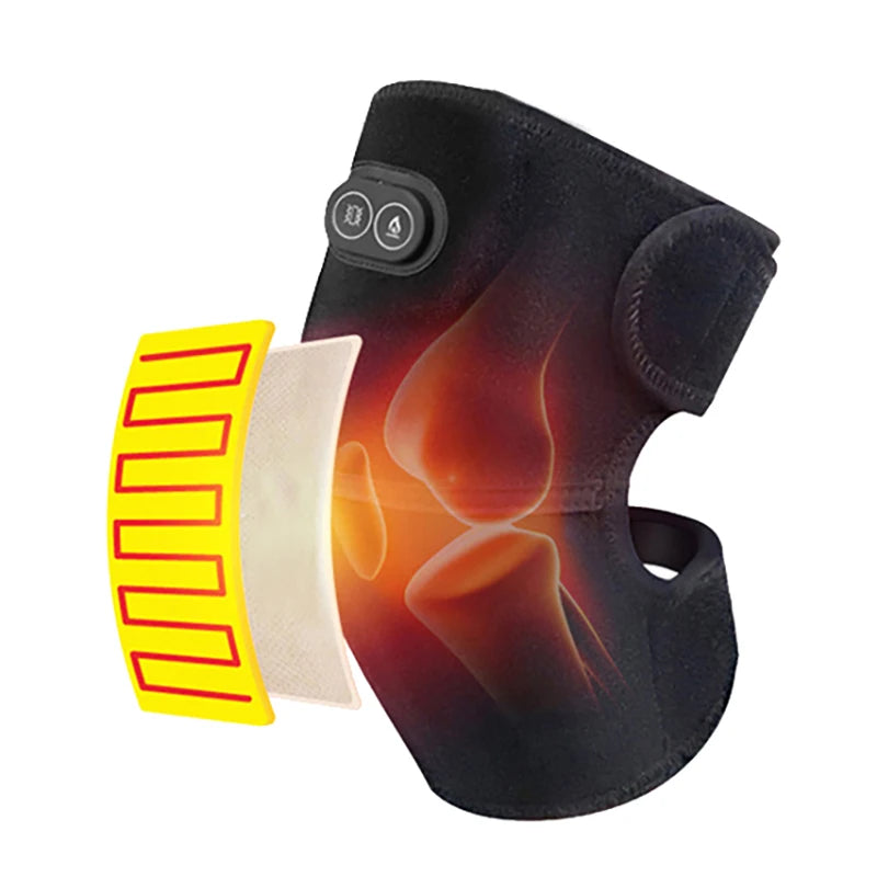 Heated Vibrating Knee Massager – USB Warm Wrap for Knee, Elbow & Shoulder Joints