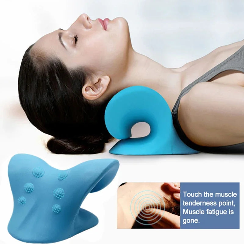 Neck & Shoulder Relaxer – Cervical Traction Pillow for Neck Pain & Tension Relief
