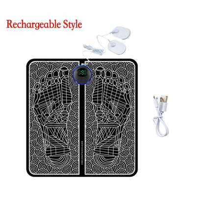EMS Foot Massager Mat – Wireless Remote, 8 Modes & 19 Levels for Tired Feet & Circulation
