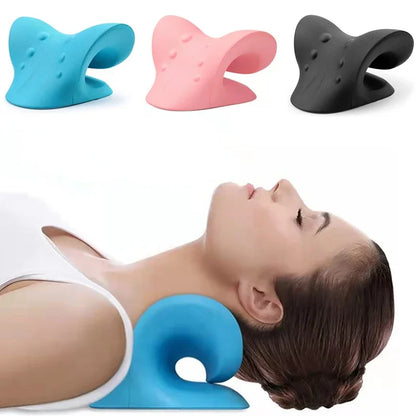 Neck & Shoulder Relaxer – Cervical Traction Pillow for Neck Pain & Tension Relief