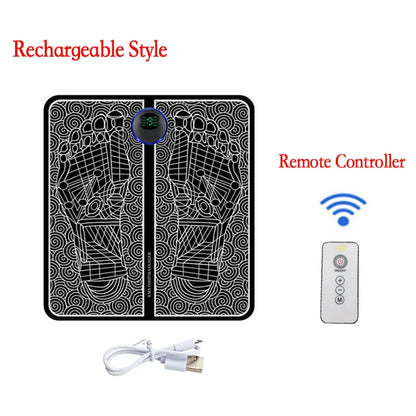 EMS Foot Massager Mat – Wireless Remote, 8 Modes & 19 Levels for Tired Feet & Circulation