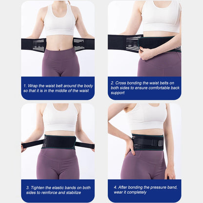 Lower Back Brace – Adjustable Lumbar Support Belt for Back Pain & Sciatica