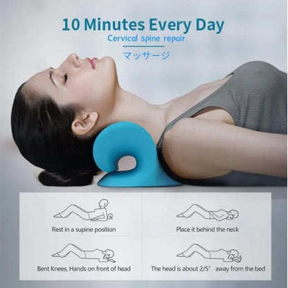 Neck & Shoulder Relaxer – Cervical Traction Pillow for Neck Pain & Tension Relief