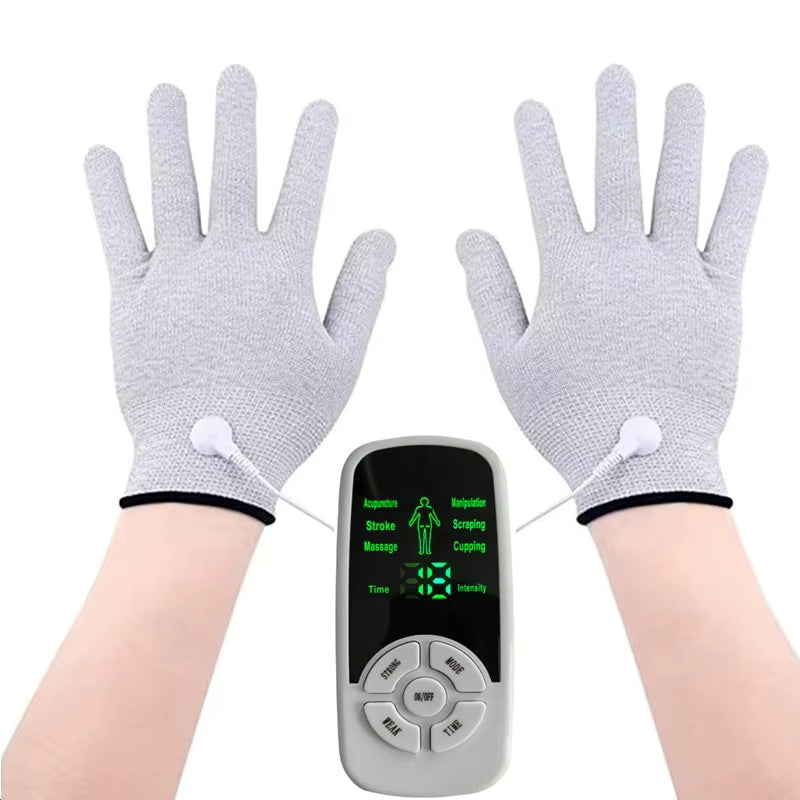 Portable TENS & EMS Muscle Stimulator – 6 Modes, 15 Intensity Levels, Timer & LCD Screen