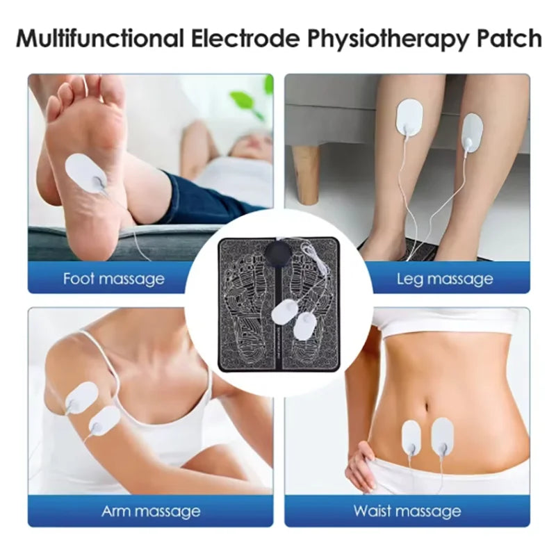 EMS Foot Massager Mat – Wireless Remote, 8 Modes & 19 Levels for Tired Feet & Circulation
