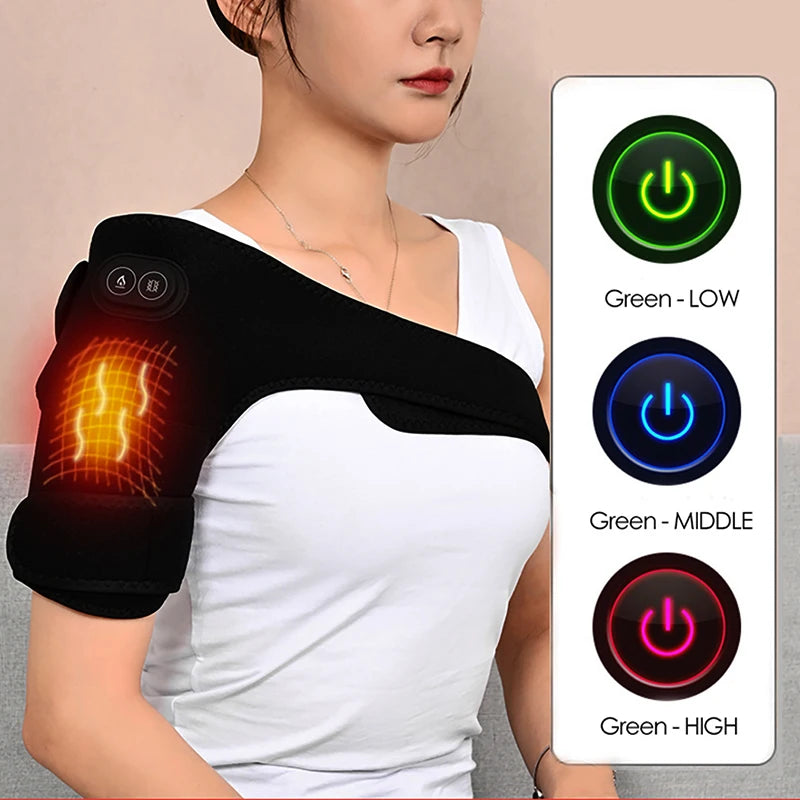 Heated Vibrating Knee Massager – USB Warm Wrap for Knee, Elbow & Shoulder Joints