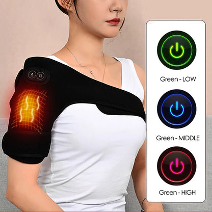 Heated Vibrating Knee Massager – USB Warm Wrap for Knee, Elbow & Shoulder Joints
