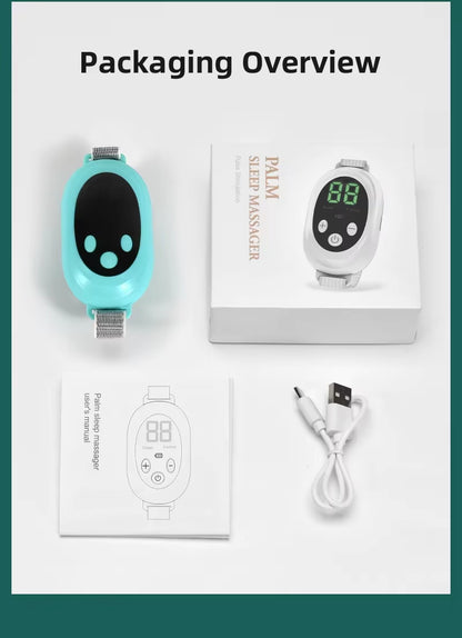 Microcurrent Sleep Aid Device – Drug-Free Relaxation for Better Sleep, 2 Modes & 20 Levels