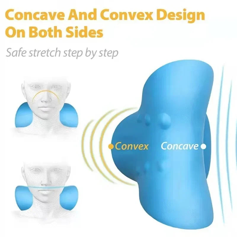 Neck & Shoulder Relaxer – Cervical Traction Pillow for Neck Pain & Tension Relief