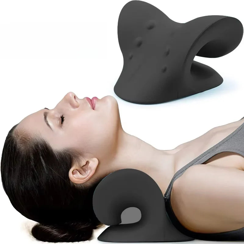 Neck & Shoulder Relaxer – Cervical Traction Pillow for Neck Pain & Tension Relief